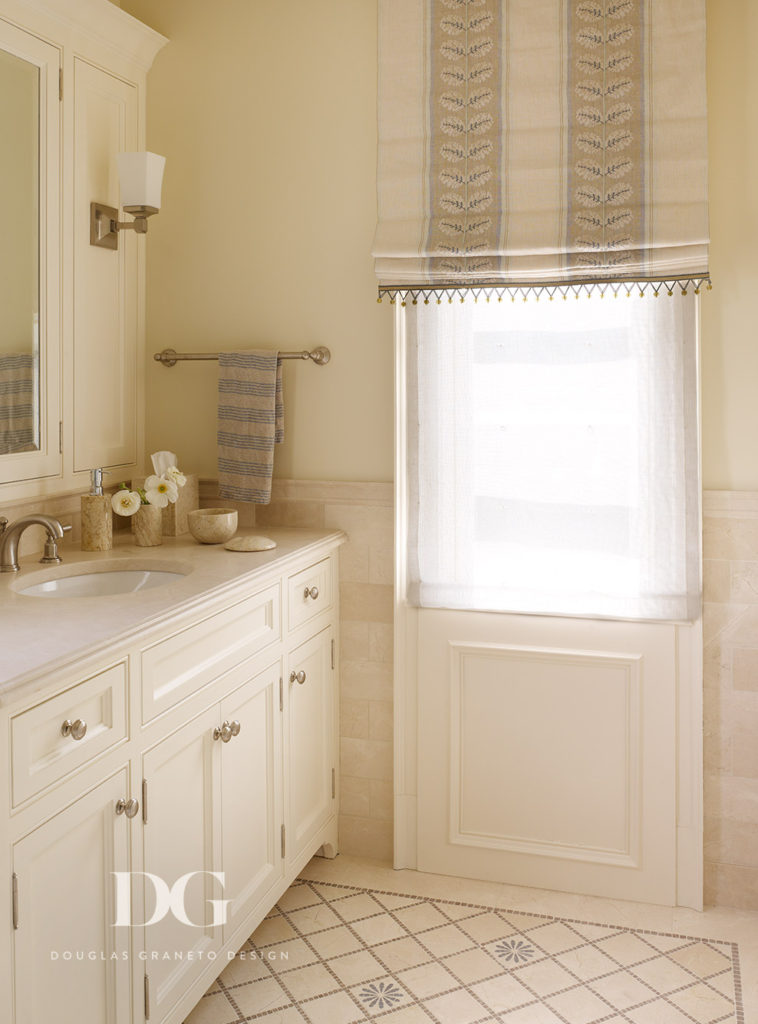 Fully-Appointed Bathroom Within Stately Pool House