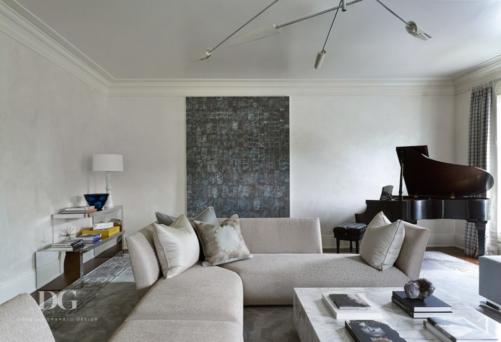 Living Room David Weeks Chandelier Donghia Sofa