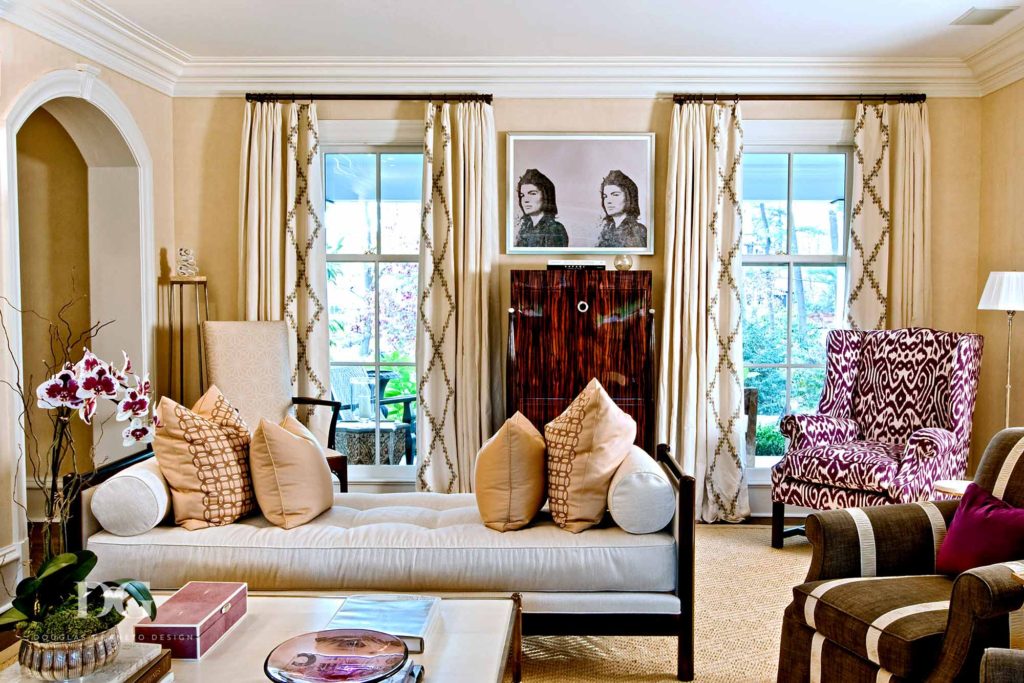 Renovated Living Room in Greenwich, CT